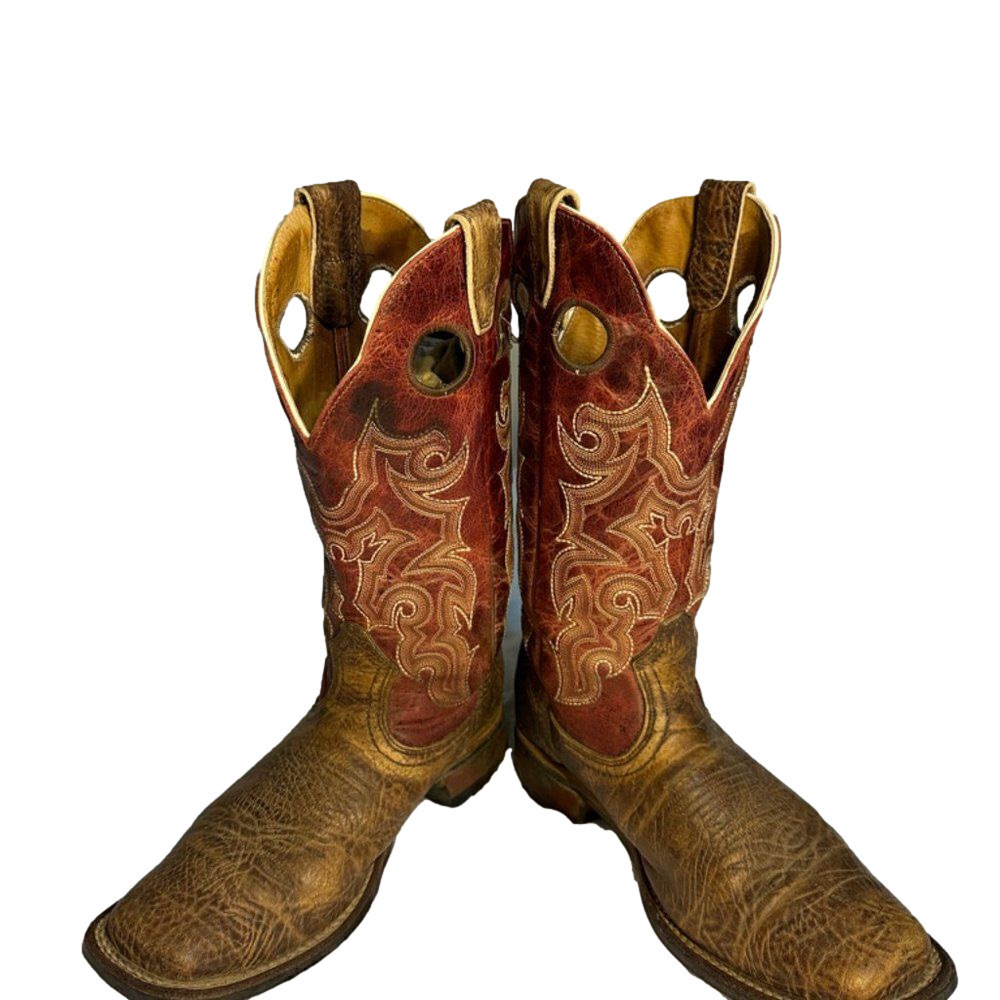 Boulet Cowboy Girl Leather Boots Size 8 C Women